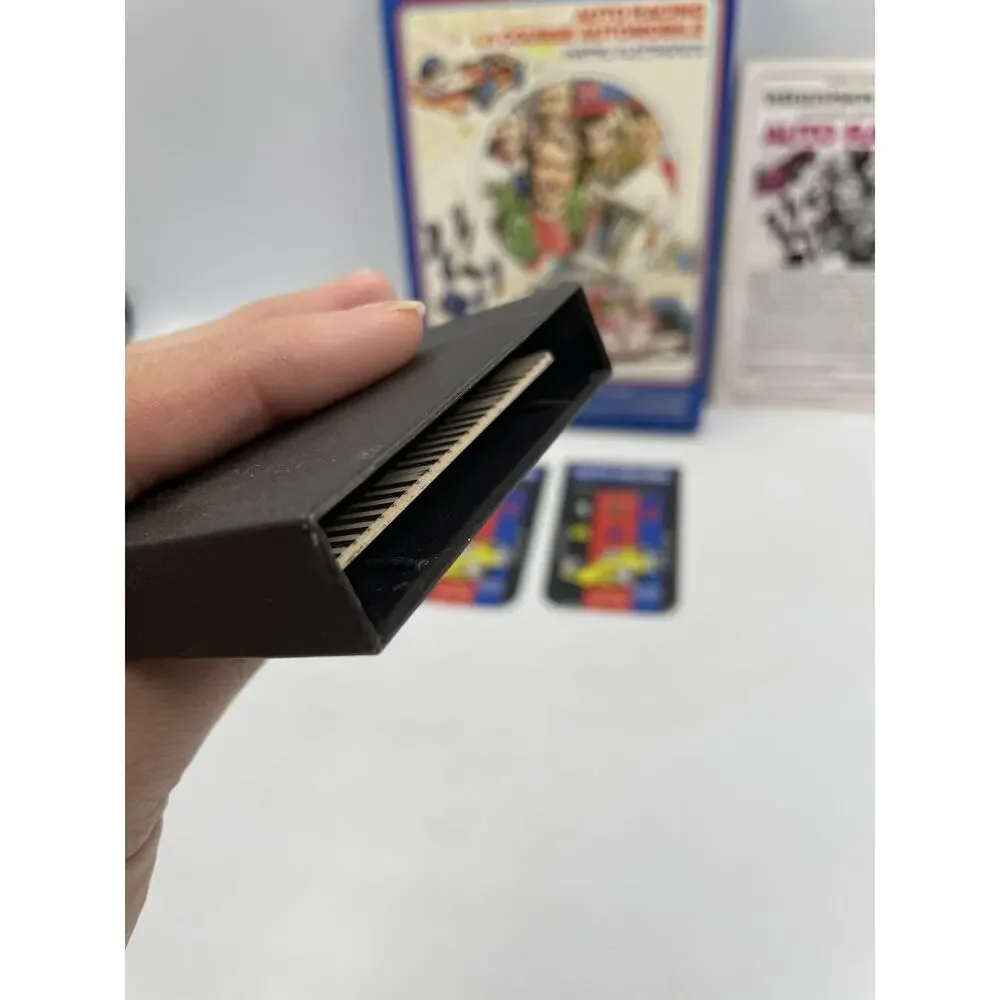 Auto Racing (Intellivision, 1980) COMPLETE IN BOX w/ OVERLAYS / TESTED